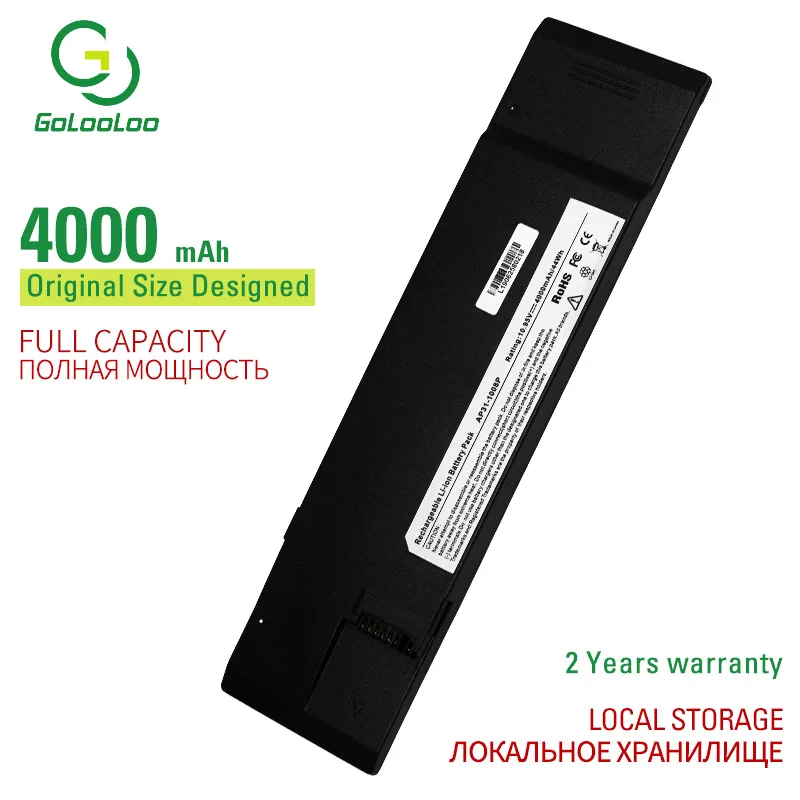Golooloo 10.95v 4000mAh Laptop Battery for Asus EEE PC 1008P 1008KR 1008P-KR 07G031001700 AP31-1008P 70-OA1P2B1000 AP32-1008P | Компьютеры