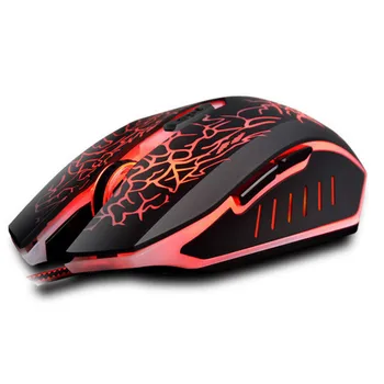 

Laptop Mouse Wired Optical USB Gaming Mouse Gamer Colorful LED 6 bottons Mice Mouses For Computer PC Pro Game Notebook Mice 2019