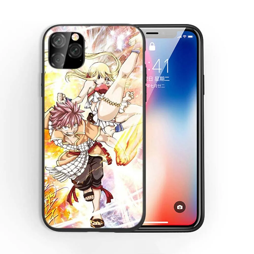 Lavaza Аниме Манга Сказочный хвост ТПУ мягкий чехол для iPhone 8 7 6 6S Plus 5 5S SE X XS 11 Pro Max XR Coque Shell чехол s - Цвет: 15