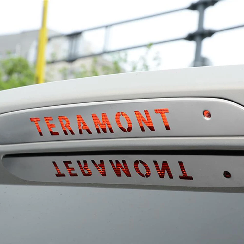 Автомобильные тормозные огни декоративная крышка для Volkswagen Teramont высокое крепление стоп-лампы наклейки модифицированные аксессуары
