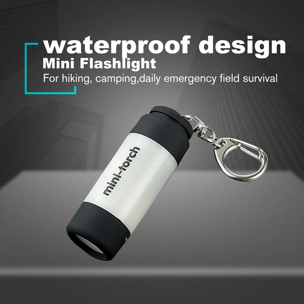 Карманный водонепроницаемый USB мини флэш-светильник s ручной светодиодный светильник супер яркий Карманный рабочий светильник для аварийного кемпинга