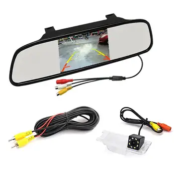 

Car 4.3 inch TFT in-Mirror Monitor and LED Adjustable Angle Rear View Camera for Buick Regal Excelle XT Chevrolet Vectra Holden