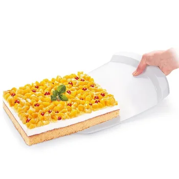 

Stainless Steel Pizza Cake Transfer Shovel Spatula Kitchen Plastic Tray Scoop Cake Moving Plate Shovel Pastry Baking Tool