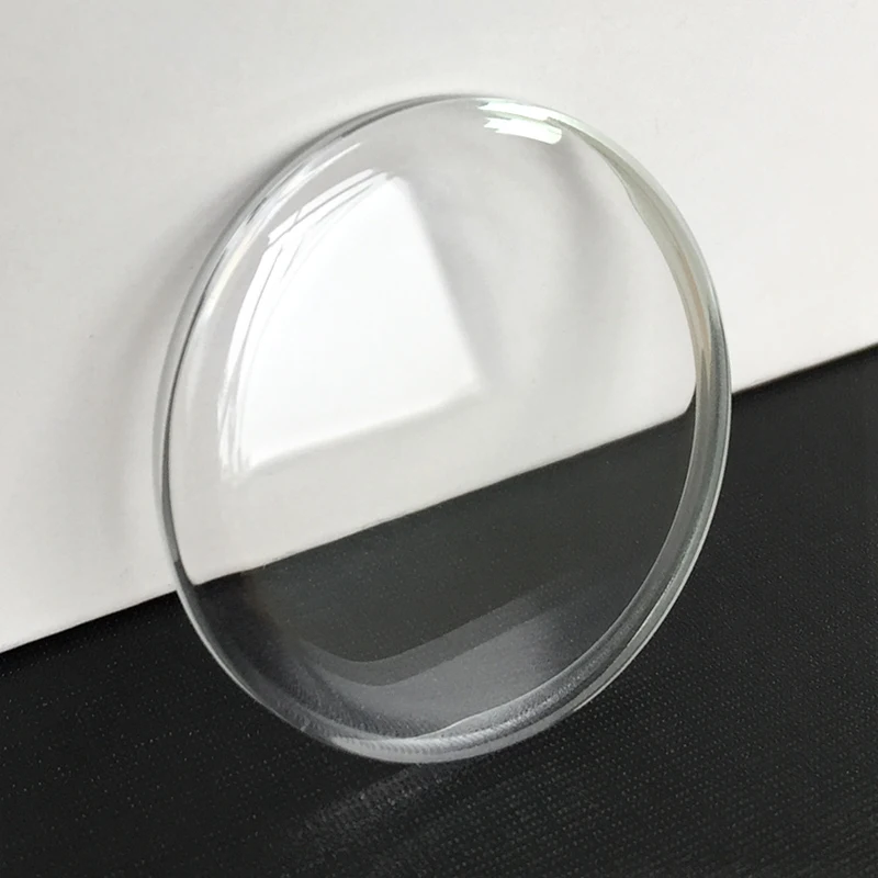 Montre Verre Cristal Minéral Bombé Rond 1.0 MM Épais Gamme 24mm Pour 33mm Rapide