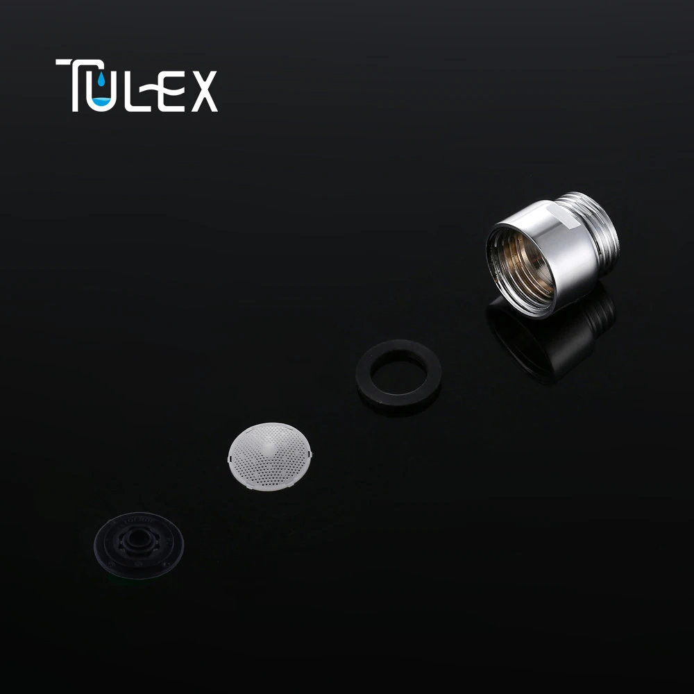 TULEX ванная комната водосберегающая душевая головка аэратор G1/" резьба 6л/мин кран пузырьковый фильтр носик аксессуары кран латунный корпус