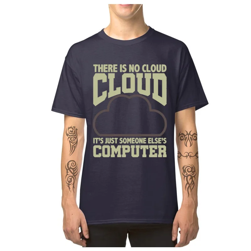 Tops & Tees Geek футболка с рисунком Для мужчин программист цифрой Облако но и чужом