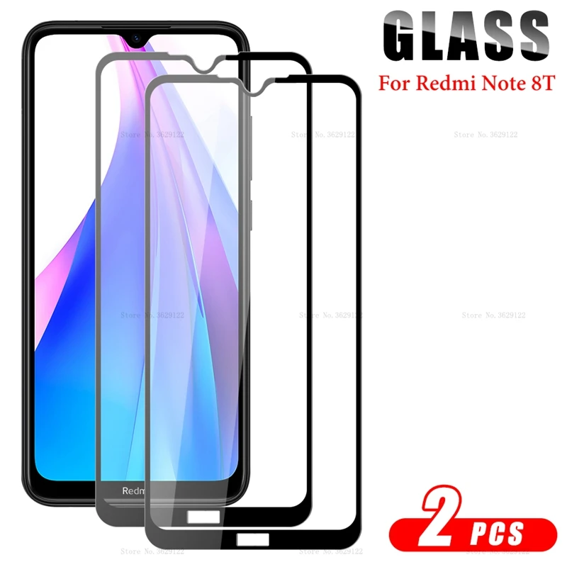 2 шт. закаленное стекло для Xiaomi Redmi Note 8T Защита экрана 8 8A 7 a 7A Pro защита от царапин