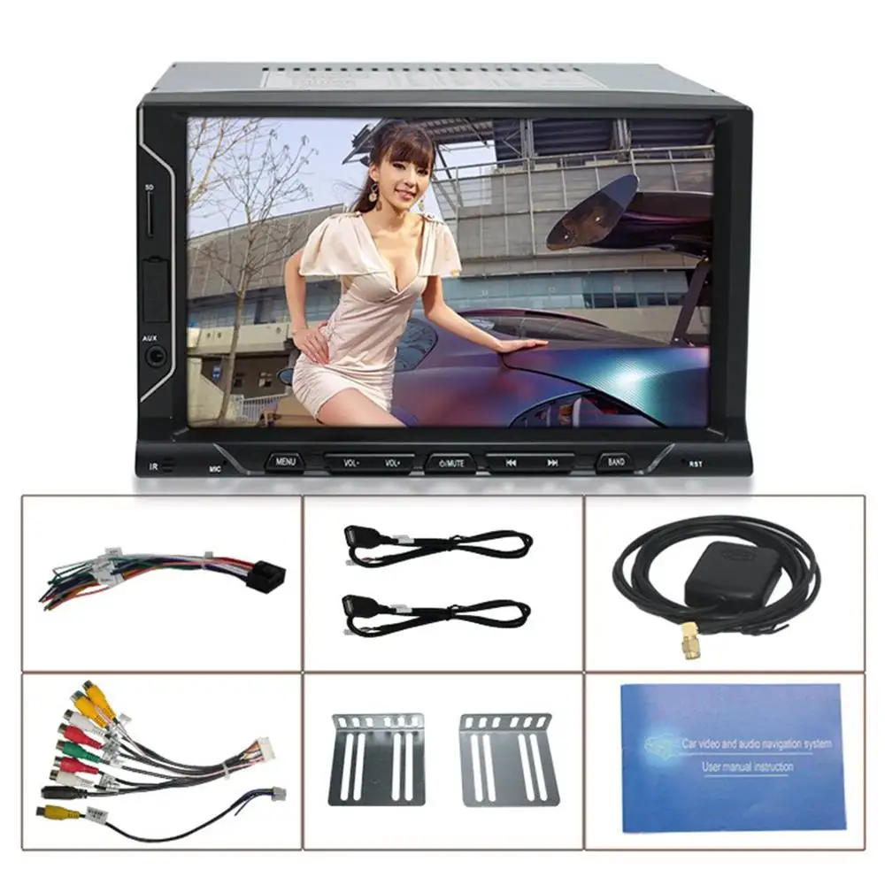 

Eight-core 2G Operation RAM Universal Car GPS Instrument Car Audio 7-inch Android Navigation Integrated Machine
