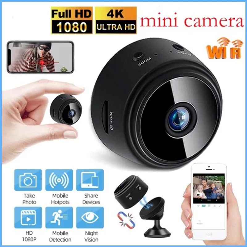 Мини-камера A9 с поддержкой Wi-Fi 1080p HD ночная версия микродиктофон беспроводные
