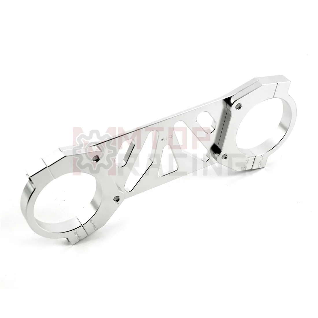 Передняя вилка стабилизатор Скоба серебро для Honda VFR750 RC24 RC26 1986 1987
