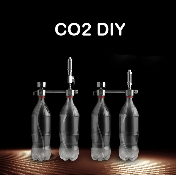Аквариум CO2 система DIY обратный клапан регулятор для аквариума Магнитный Соленоидный клапан воды тихий фильтр-водопад для аквариума цилиндра CO2 распылитель