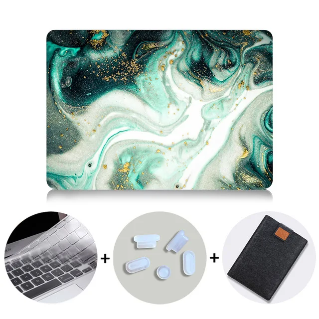 MB16 MTT мраморный чехол для Macbook Air Pro retina 11 12 13 15 16 дюймов, чехол для ноутбука mac book Pro 13,3 15,4 с сенсорной панелью - Цвет: MB16