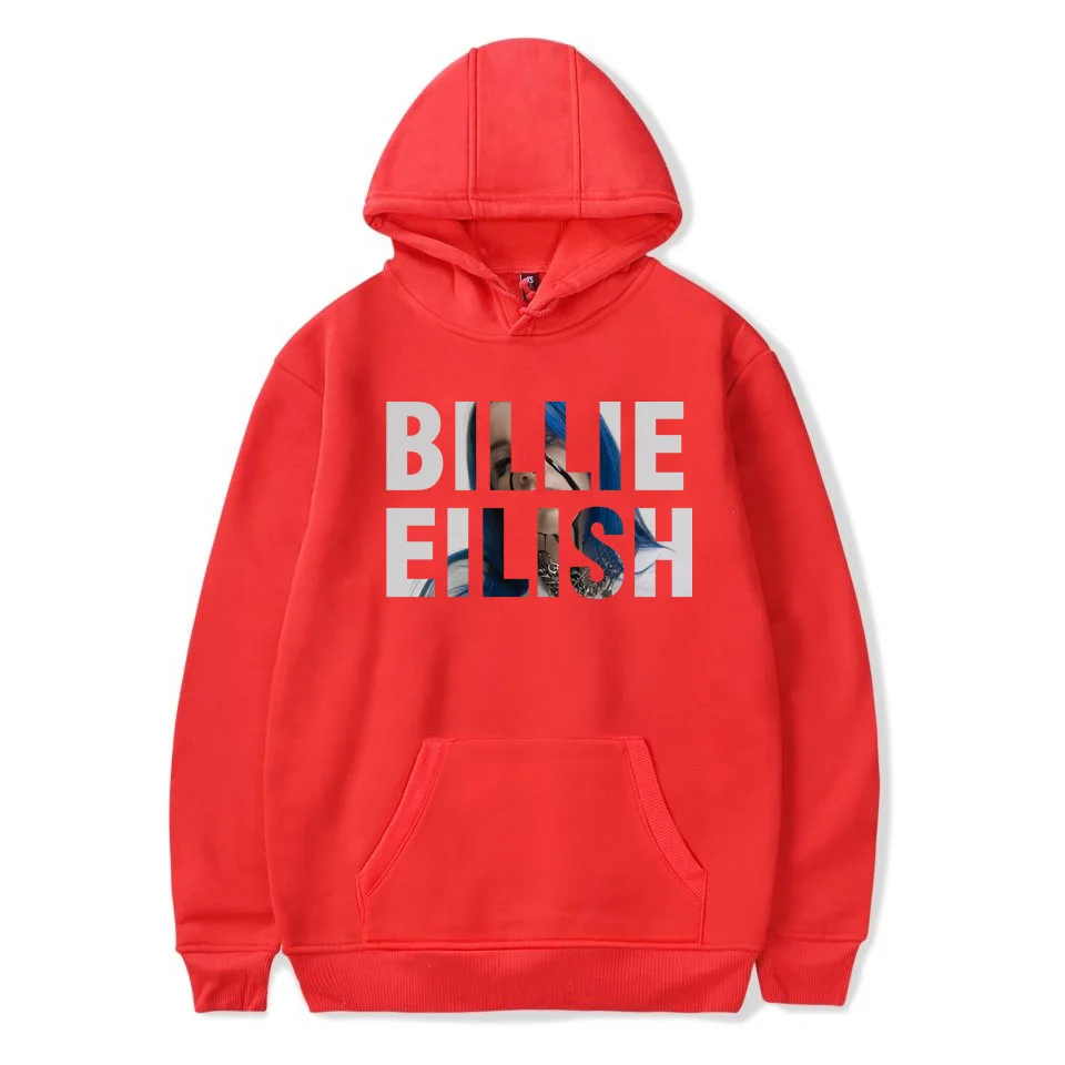 Уличная одежда Billie Eilish, худи для мужчин/женщин, черная толстовка с капюшоном для пары Billie Eilish, толстовка, простая, сохраняющая тепло, Женская/мужская толстовка с капюшоном, одежда