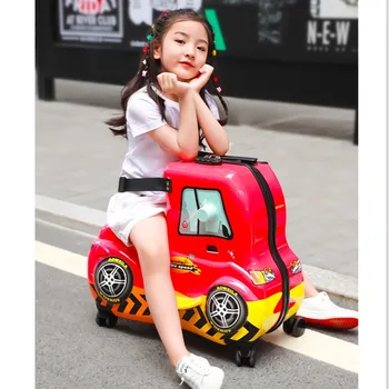 

Carry on luggage Cartoon Kids luggage Multifunction Can ride Scooter luggage Bag Waterproof Hard case Suitcases and travel bags