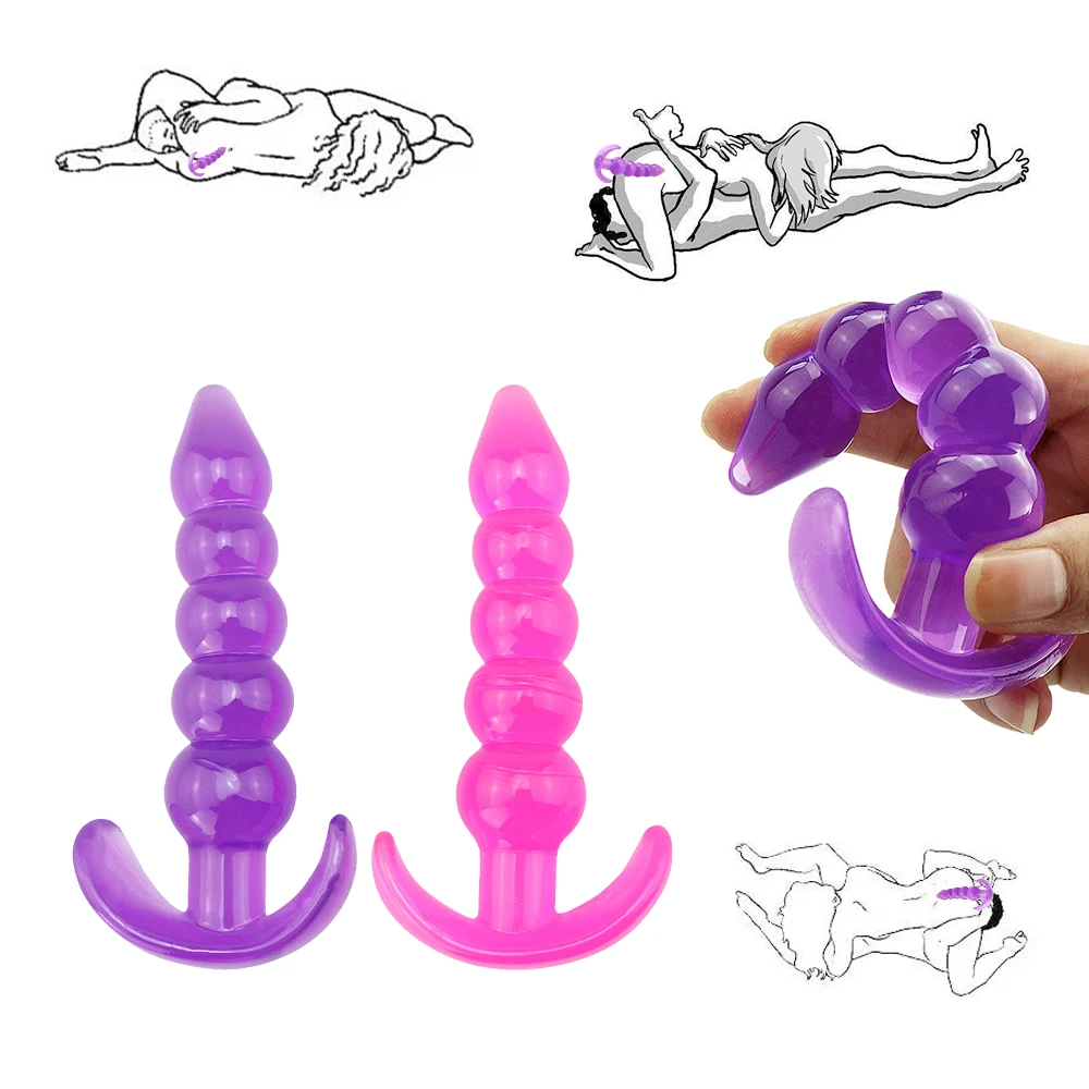 Backyard Toys Vagina Open Sex Gamefor Couple Men Women Butt Plug for Beginner Prostate Massager Silicone Anal Beads Stuffed | Красота и