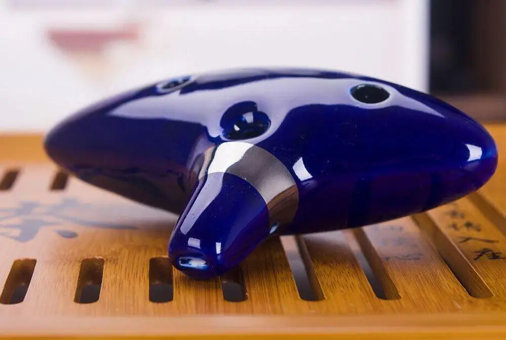  Chinese wind national musical instrument 12 hole Ocarina blowing mouth flute children music teachin - 4000079760383