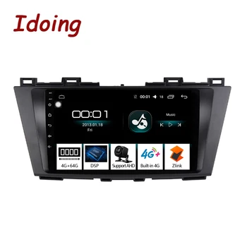 

Idoing 9"4G+64G 2.5D Car Android auto Radio Vedio Multimedia Player For Mazda 5 2009-2015 Navigation GPS Accessories No dvd 2din