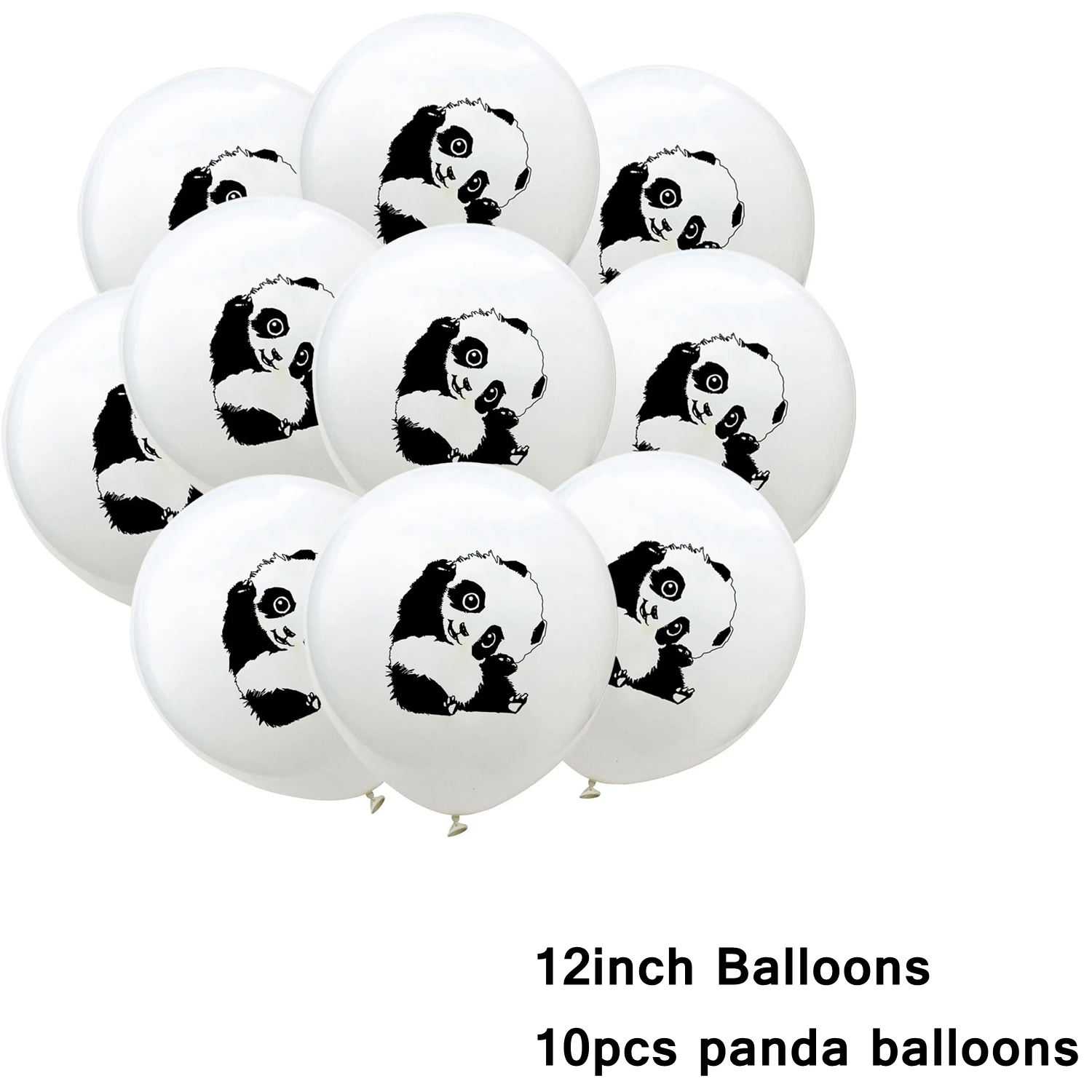 10pcs panda 1 1 Набор, милая панда, серия, одноразовая посуда, Мультяшные животные, тарелки, салфетка для чашек, детский душ, день рождения, украшение, принадлежности - Цвет: 10pcs panda 1