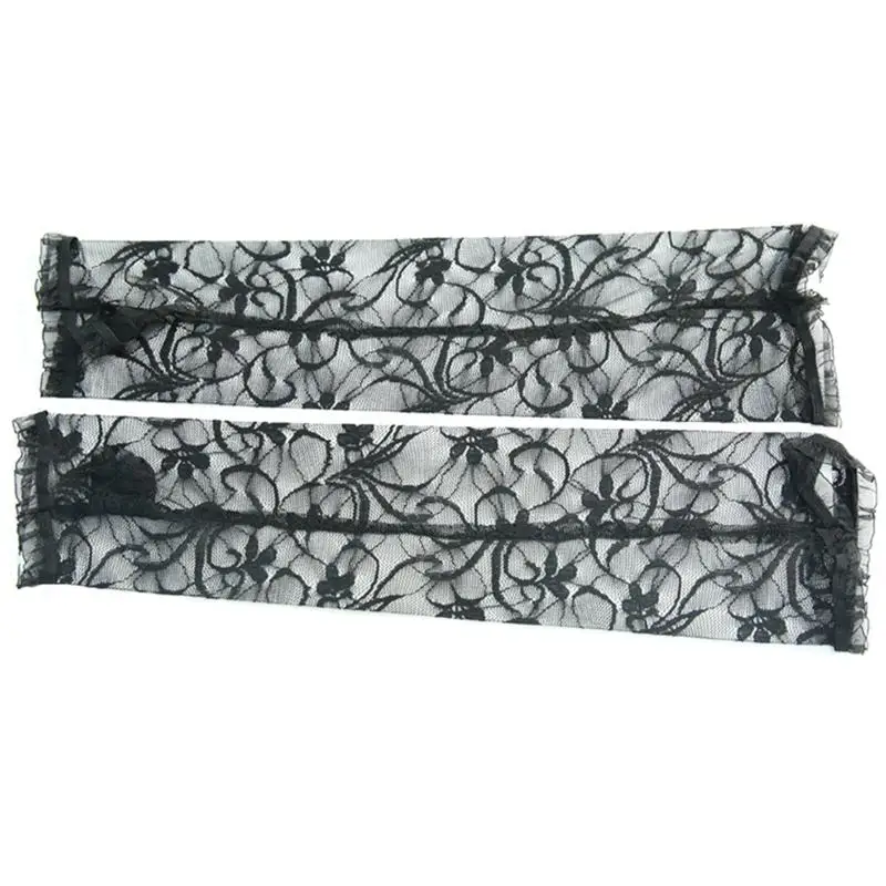

1 Pair Sexy Accessories Hollow Lace Flower UV Protection Sleeves Long Fingerless Golves for Women