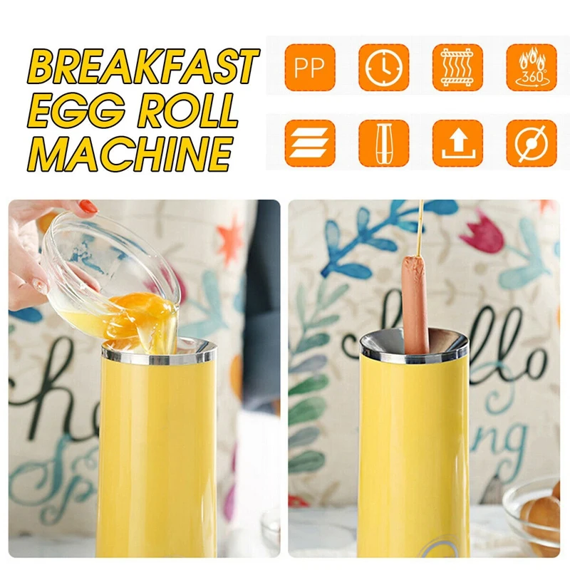 Электрический Eggroll машина плита Яйцо ролл машина колбаса жарки приготовления чашки инструмент США Plug