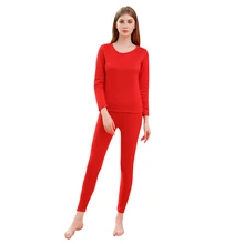 Нижнее белье для мужчин и женщин, Пижамный костюм с длинным рукавом, плотное интимное белье фиолетового цвета на осень и зиму, теплое термо термобелье