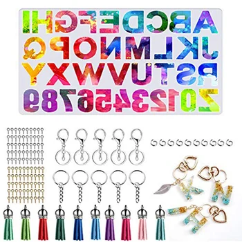 

Alphabet Silicone Resin Molds Backward, Letter Number Silicone Molds for Resin, the Molds