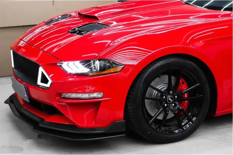 Высокое качество замена PP передняя губа бампер крышка для Ford Mustang