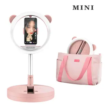 

Adjustable 10 Inch Ring Light Photographic Light Ring Foldable Round Frame Stand For Canon Camera Smart Phone Video Photo Vlog