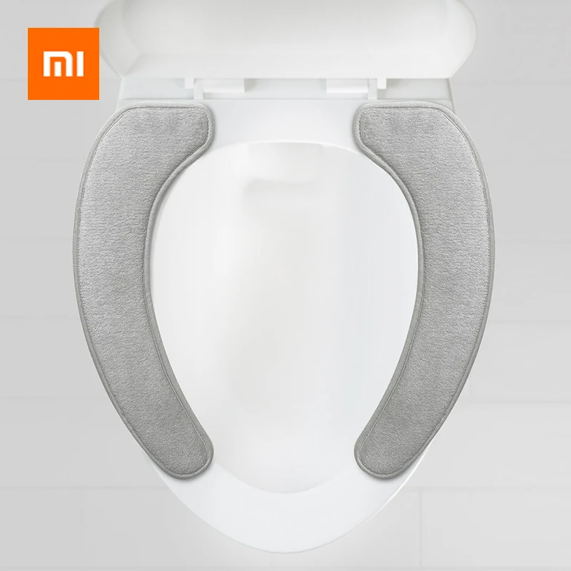 Xiaomi Mijia Youpin Электростатическая Адсорбция теплое мягкое моющееся сиденье для унитаза крышка коврик для туалета коврик для унитаза сиденье унитаза крышка для унитаза