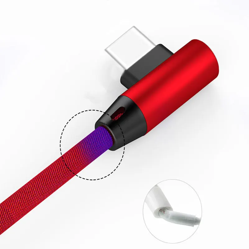 Cafele кабель usb type-c 2.4A Быстрая зарядка 2M type C кабели для зарядного устройства usb для Xiaomi M9 Red rice Note huawei Glory samsung Оборудование