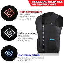 Hunting Heater Vest USB Infrared Heating Vest Men Women Winter Electric Thermal Clothing For Hunting Hiking