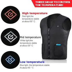 Hunting Heater Vest USB Infrared Heating Vest Men Women Winter Electric Thermal Clothing For Hunting Hiking