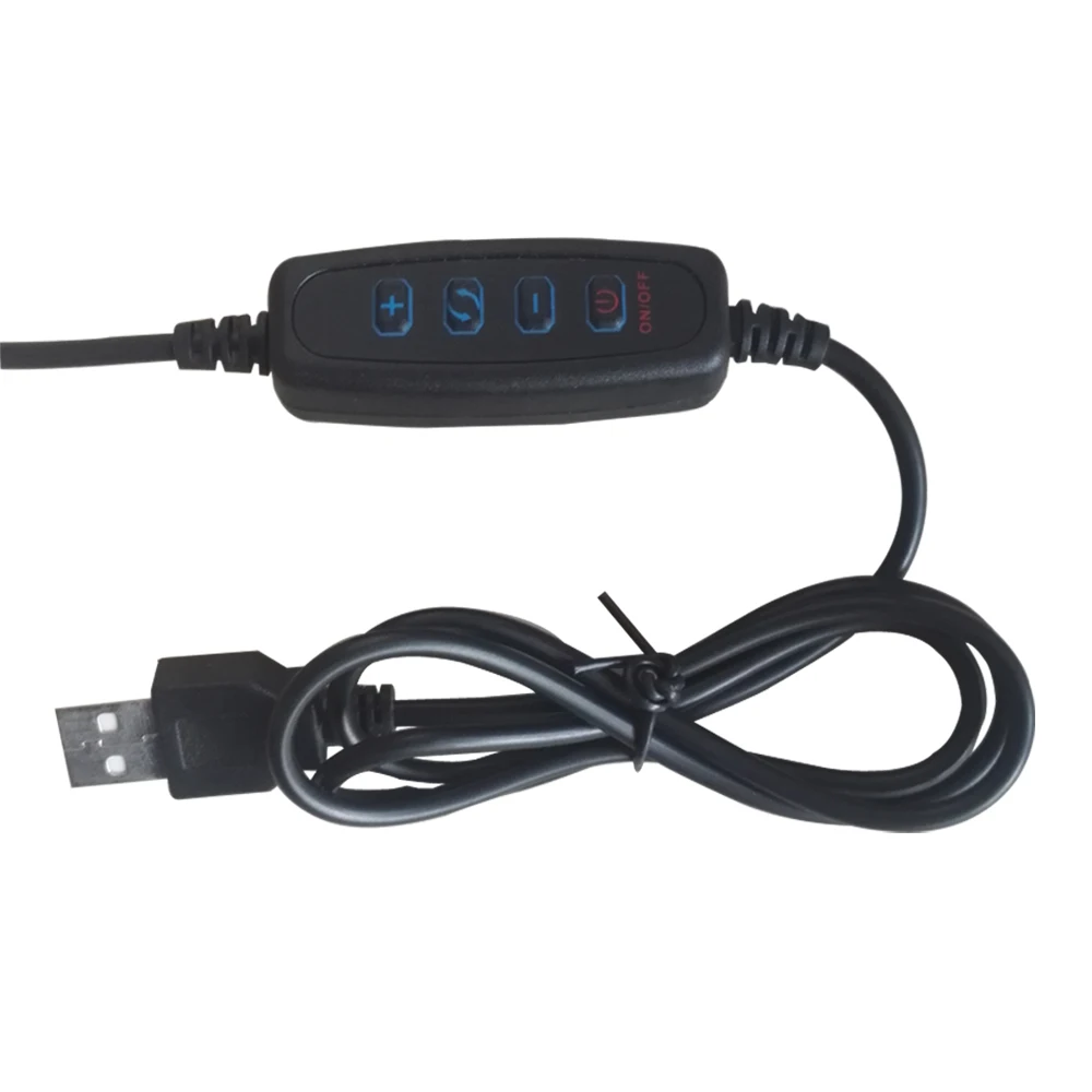 Профессиональный DC5V 6W гибкий Диммируемый USB светодиодный Настольный светильник с тремя цветными режимами для чтения