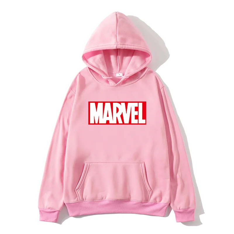 Розовый Осень зима кофты с капюшоном "Marvel" Человек-паук мужские толстовки с капюшоном топы Повседневный мужской спортивный костюм брендовые пуловеры Мстители - Цвет: Розовый