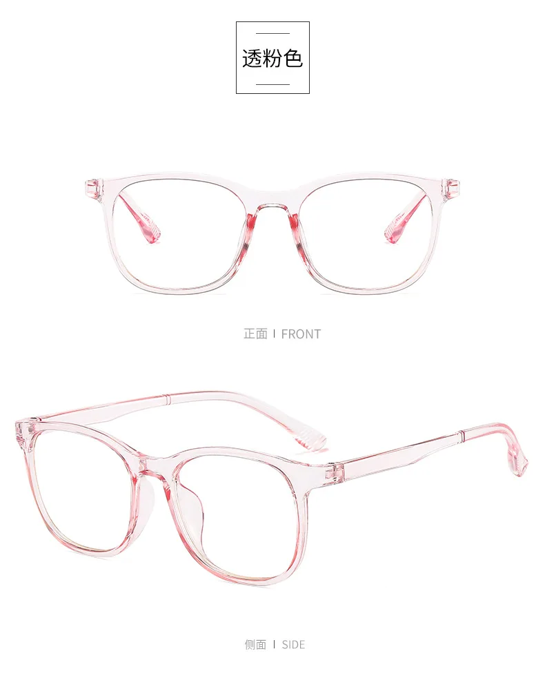 Transparente Runde Computer Brille Rahmen Frauen Männer Anti Blau Licht Rund Brillen Blockieren Optische Spektakel Brillen – Detail 13