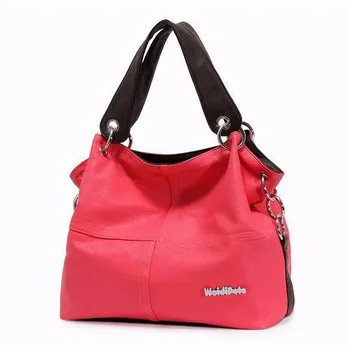 High Quality Leather Women Handbag Candy Color 2021 Sadoun.com