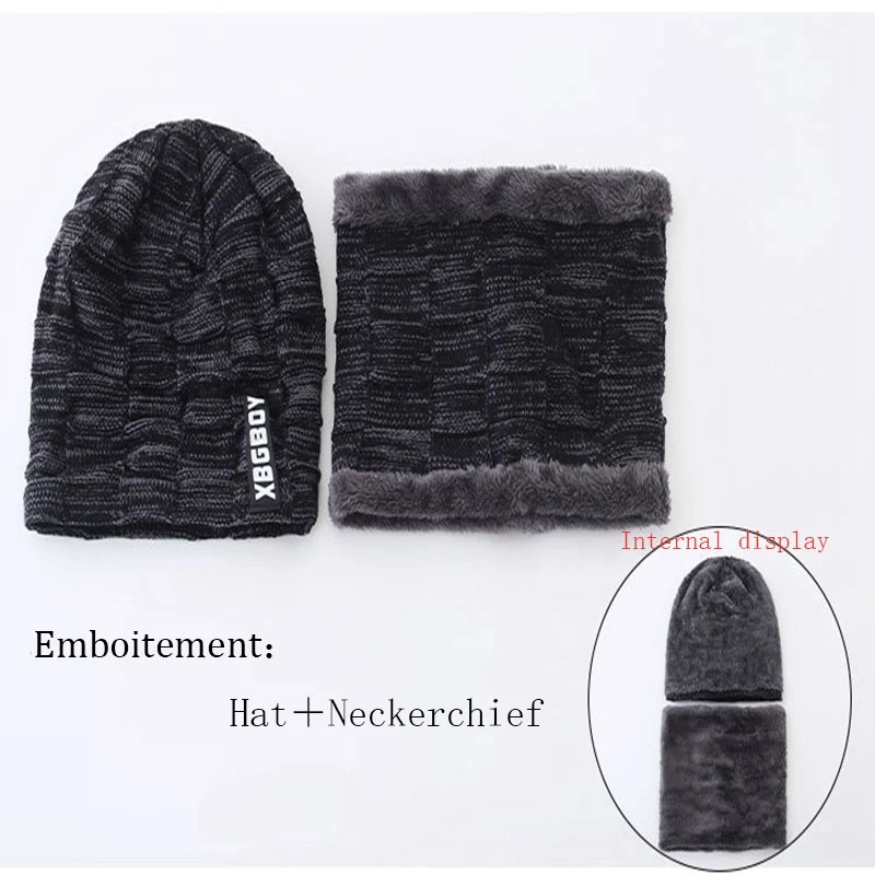 Брендовая Зимняя шляпа вязаная шапка шарф Skullies Beanies мужские зимние шапочки для мужчин и женщин Gorras шерстяной берет маска мужская шапка Кепка