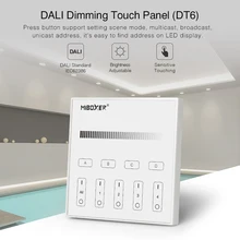 DP1S DALI Dimming Touch Panel DT6 1~100% dimming Output DALI Signal DALI Bus Standard IEC62386 Compatible with DL-X DL-POW1