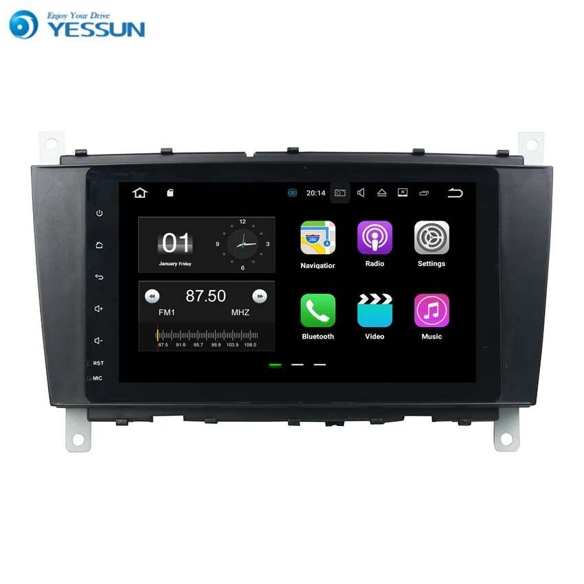 YESSUN Android для Benz C-Class W203 2004 ~ 2007 автомобильный навигатор GPS аудио видео HD сенсорный