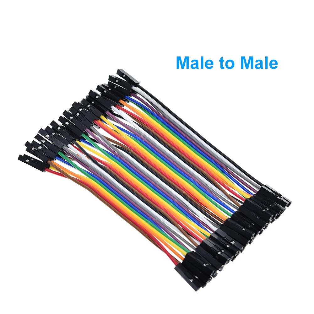 Перемычка TZT 400 шт. кабель Dupont линия 3P 2 54 мм штырь гнездо 10 см для Arduino|jumper wire|lot lotlots