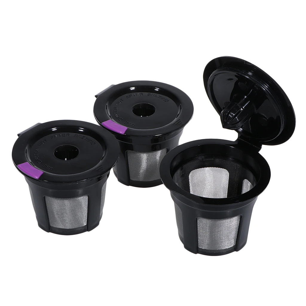 3pcs Reusable K Cups Coffee Filters Pod 