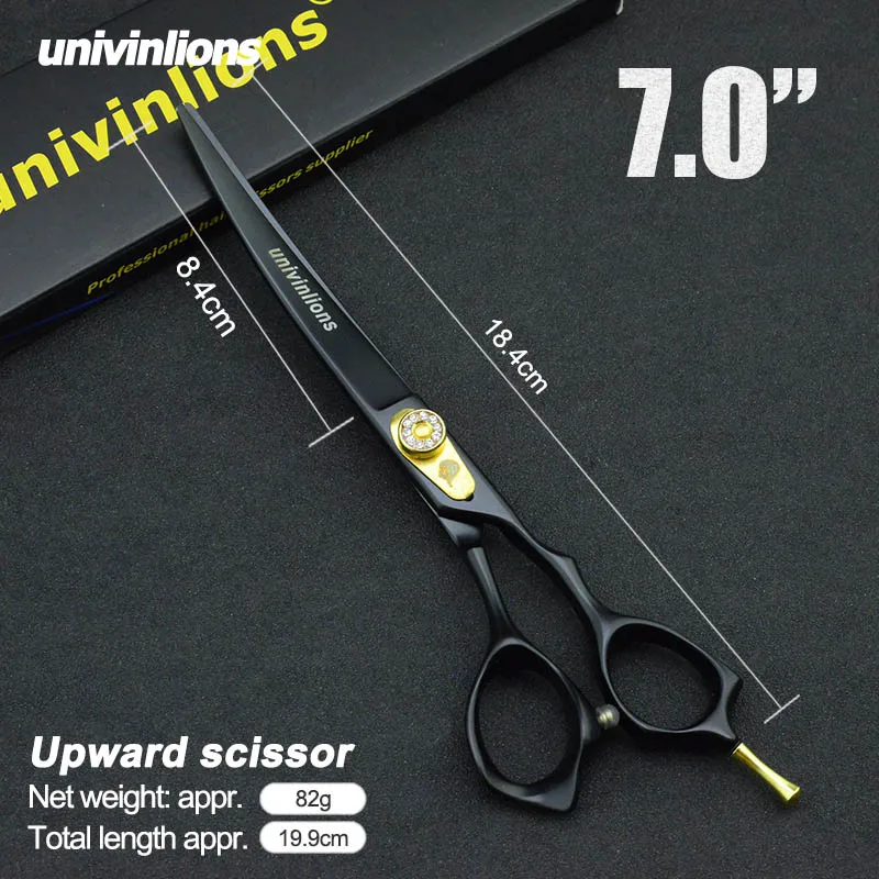 7" Pet Dog Gromming Scissors Kit Pet Cutting Scissors for Dog Animails Cat Straight& Thinning& Curved Scissors Stainless Steel