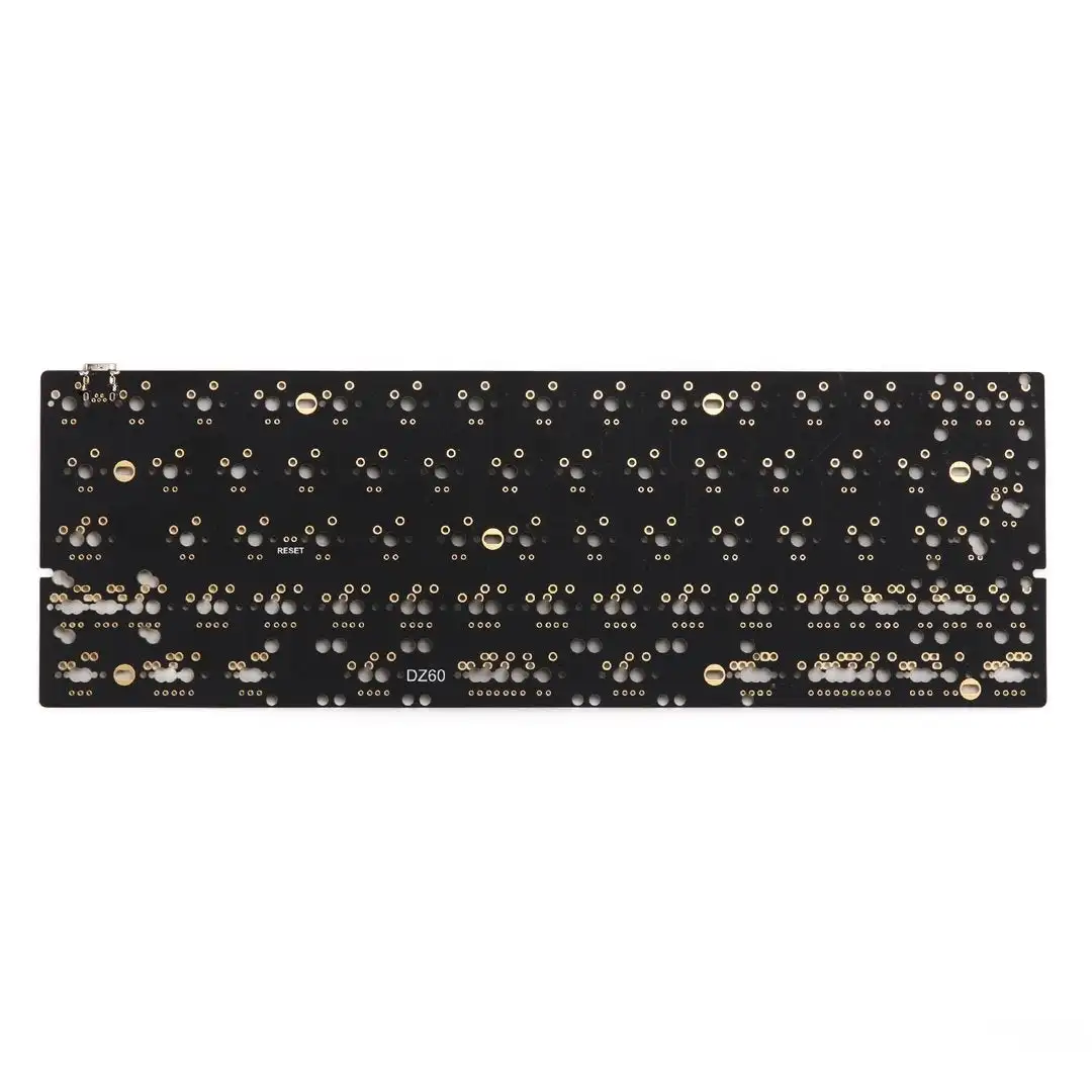 DZ60 Soldered 60% PCB For Customized Mechanical Keyboard DZ60 Rev3.0 / DZ60V2 Flex Cut Soldered PCB desktop computer keyboard