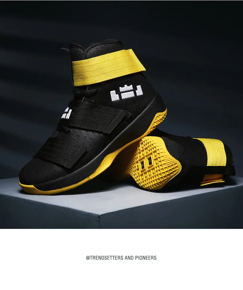 Men's Lebron James Basketball Shoes Breathable Sports Shoes Mens Ankle Boots Basketball Sneakers Cushioning Jordan Shoes Unisex