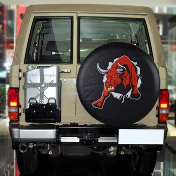

Heavy-Duty PVC Leather Spare Wheel Tire Cover Case Pouch Protector Bag For Toytoa FJ Cruiser Land Cruiser Hilux Surf Prado RAV4