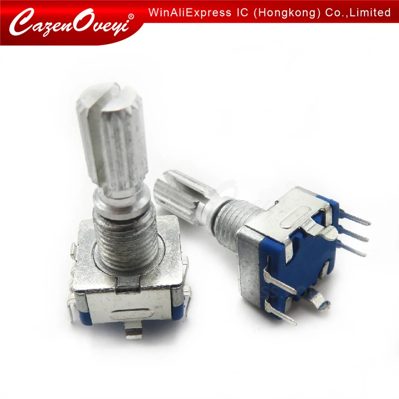 5pcs/lot Plum Handle 20mm Rotary Encoder Coding Switch Digital Potentiometer with Switch 5 Pin in Stock EC11 5pcs/lot Plum Handle 20mm Rotary Encoder Coding Switch Digital Potentiometer with Switch 5 Pin in Stock EC11