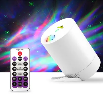 

Starry Sky Projector Light Night Light 360 Degree Rotation Usb Remote Control Sound Light Star Projector Lamp