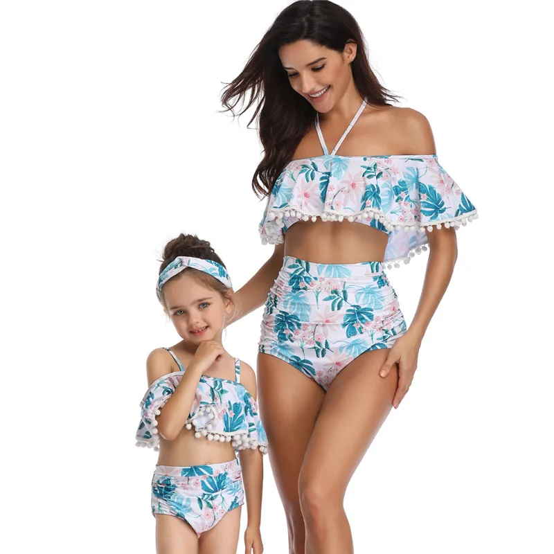 Pregnant Women Swimwear Summer Sexy Pregnancy Maternity Plus Size Bikini Sets Women Two-piece Swimsuit High Waist Beachwear