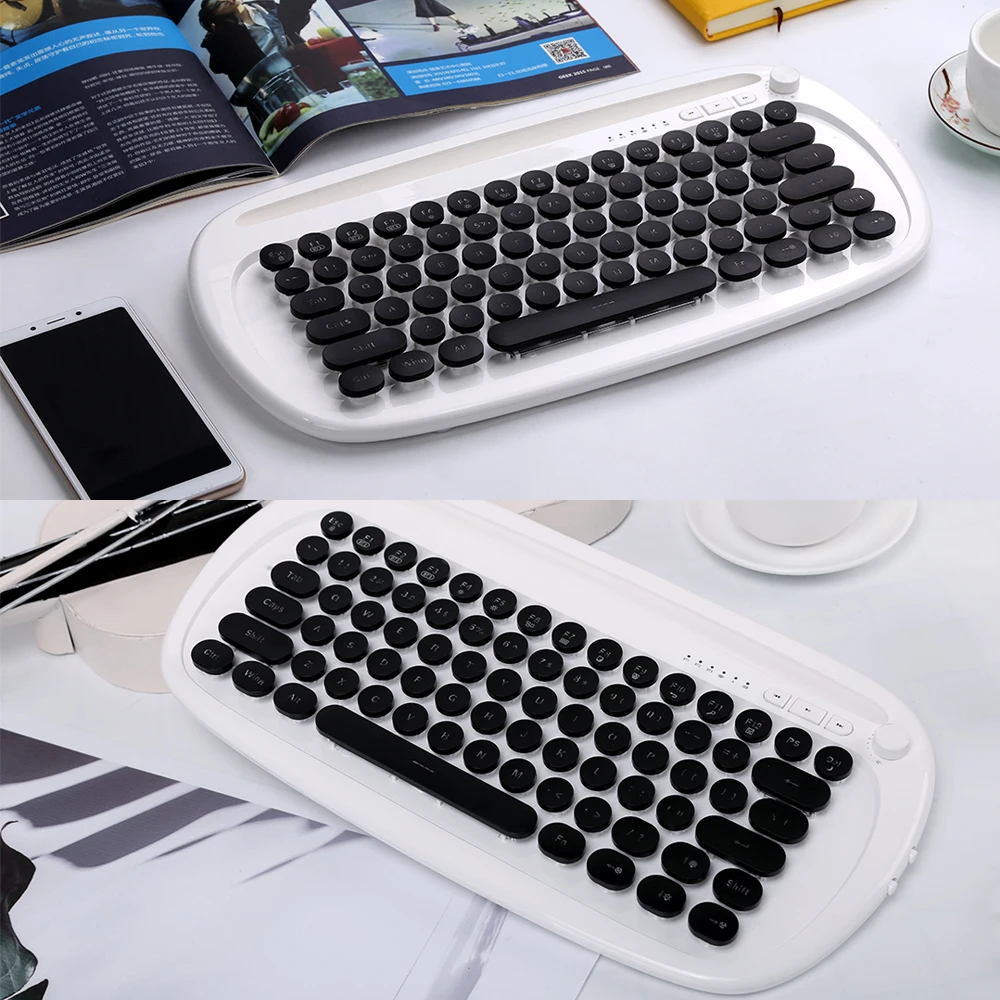 FD K510D Беспроводная Bluetooth клавиатура двойной режим эргономичный дизайн стабильное соединение мульти-переключатель устройства подсветка для планшета