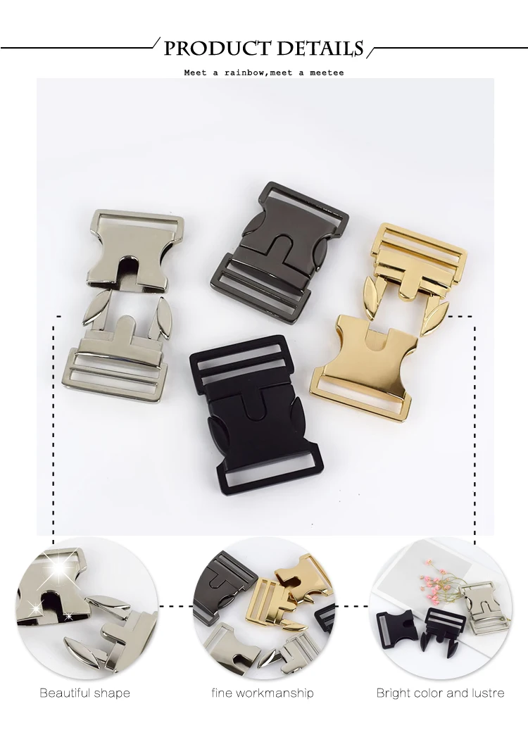 Meetee 2/10 шт. металлические пряжки ремня ID30mm пружинный зажим оснастки застежка-Пряжка для сумки Костюмы "сделай сам" для аппаратный аксессуар AP312